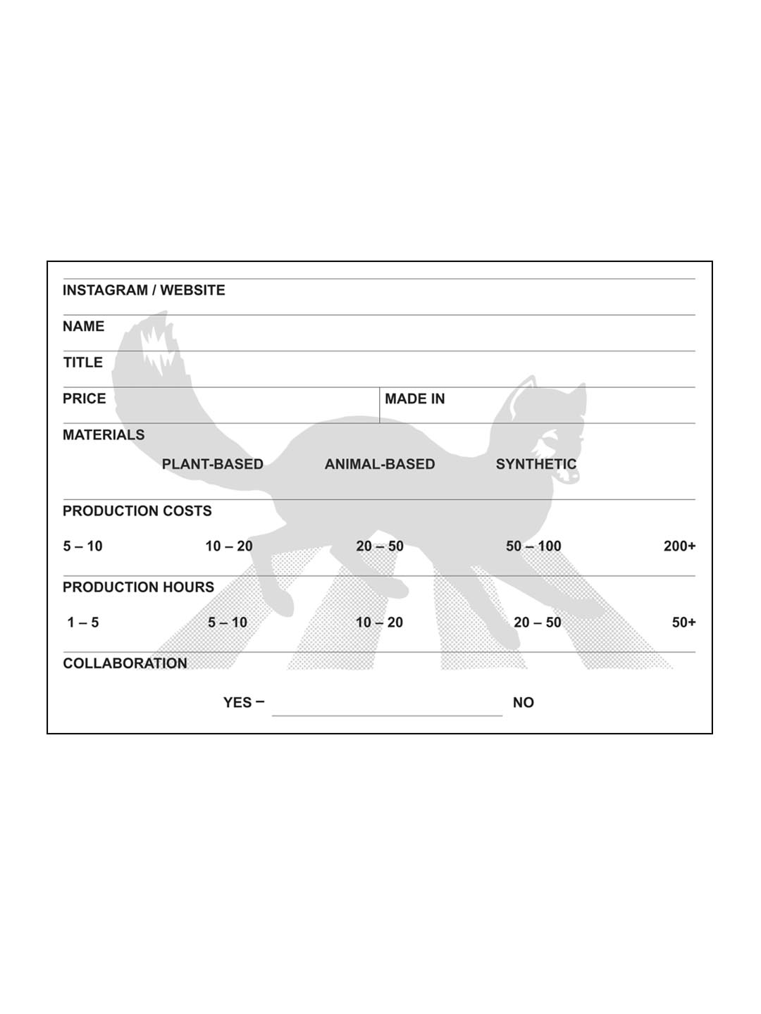 WAREHOUSE MARKET LONDON labels. Identity design by bring your own book, reworked by Juna Horstmans.